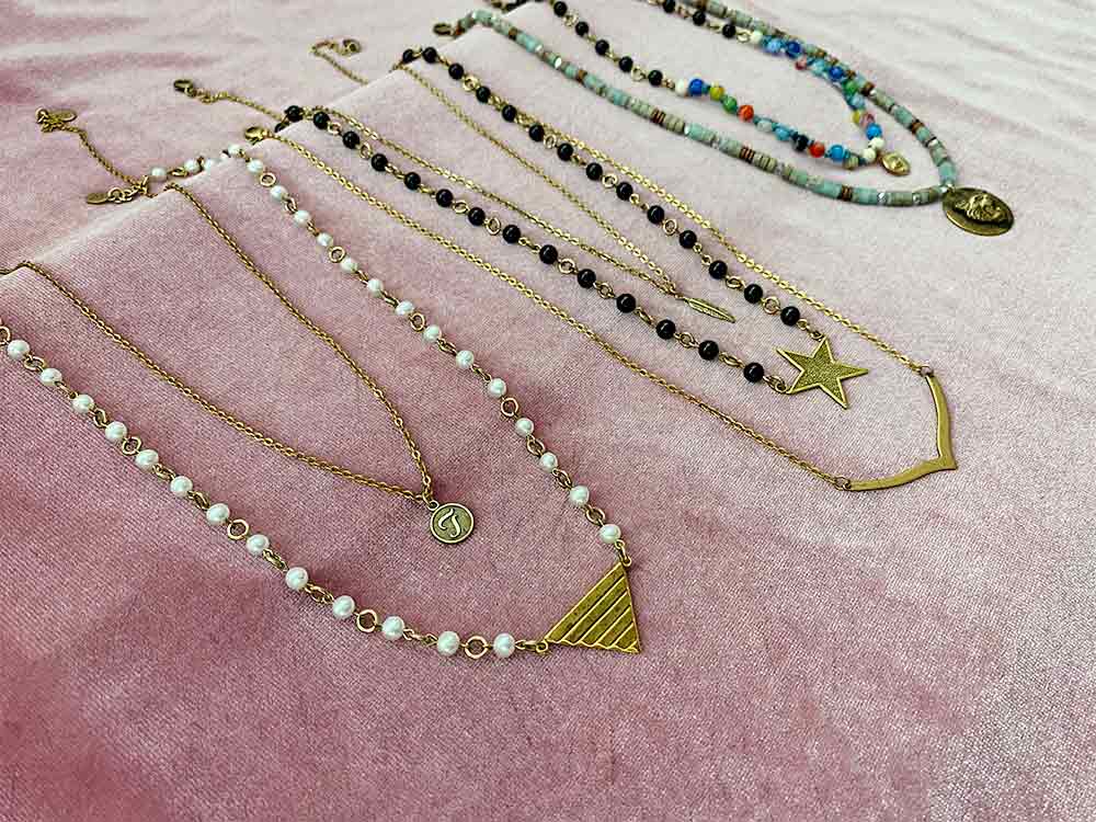 How To Layer Your Jewelry Necklaces – E.B. Jewelry Studio
